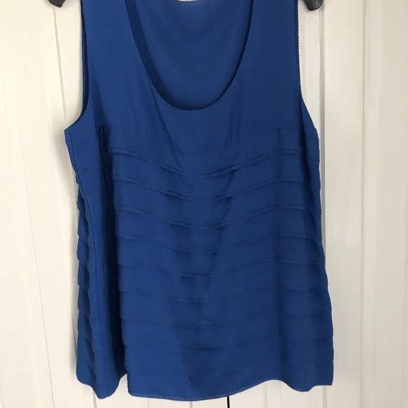 TORY BURCH SLEEVELESS SILK LAYERED TOP, NWOT - Picture 7 of 7